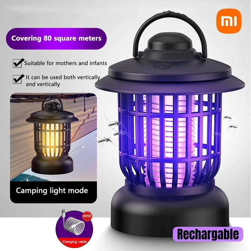 Xiaomi Electric Mosquito Killing Lamp Rechargeable Indoor Outdoor 2-in-1Anti Mosquito Trap Camping Lighting Quite Insect Killer