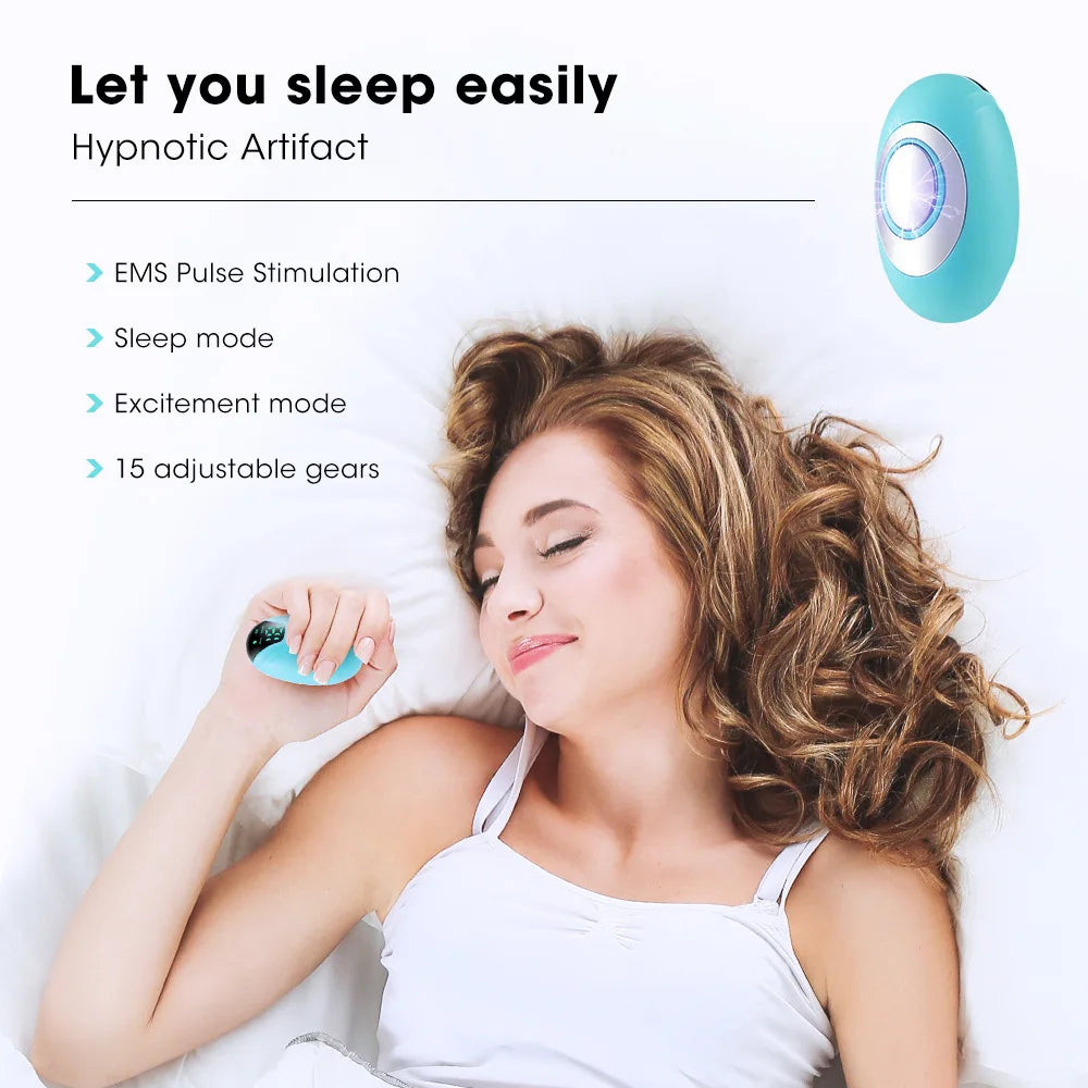 Smart Sleep Instrument Anxiety Relief Neuro Sleep Nerves Insomnia Soothe Device Healthy Pulse Stimulation Hand Held Sleeping