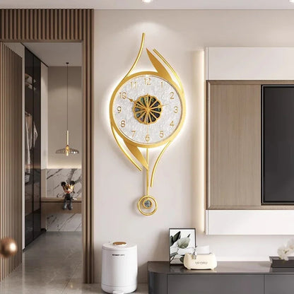 Art Mural Wall Clocks Led Modern Interior Luxury Restaurant Minimalist Wall Watch Large Nordic Fashion Horloge Room Decorations