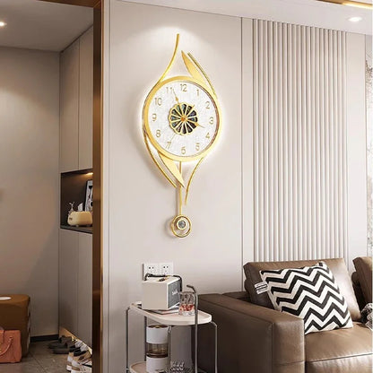 Art Mural Wall Clocks Led Modern Interior Luxury Restaurant Minimalist Wall Watch Large Nordic Fashion Horloge Room Decorations