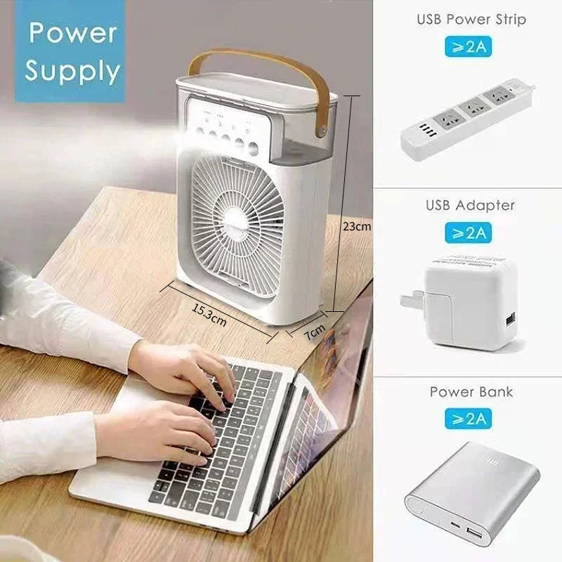 3 In 1 New Fan AIr Conditioner Household Small Air Cooler