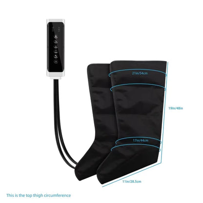 Jinkairui Electric Air Pressure Leg Massager Kneading Squeeze Deep Relaxation Calf Foot with Remote Control