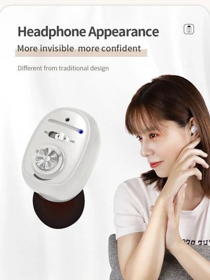 Rechargeable Hearing Aid Digital CIC Hearing Aids High Power Sound Amplifier Invisible Mini Earphone For Deafness audifonos
