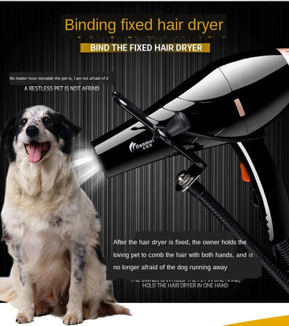 Pet Hair Dryer Stand Fixed Bracket Dog Cat Grooming Support Frame Braces Shelf Accessories Care