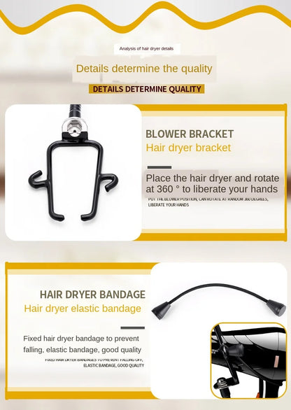 Pet Hair Dryer Stand Fixed Bracket Dog Cat Grooming Support Frame Braces Shelf Accessories Care