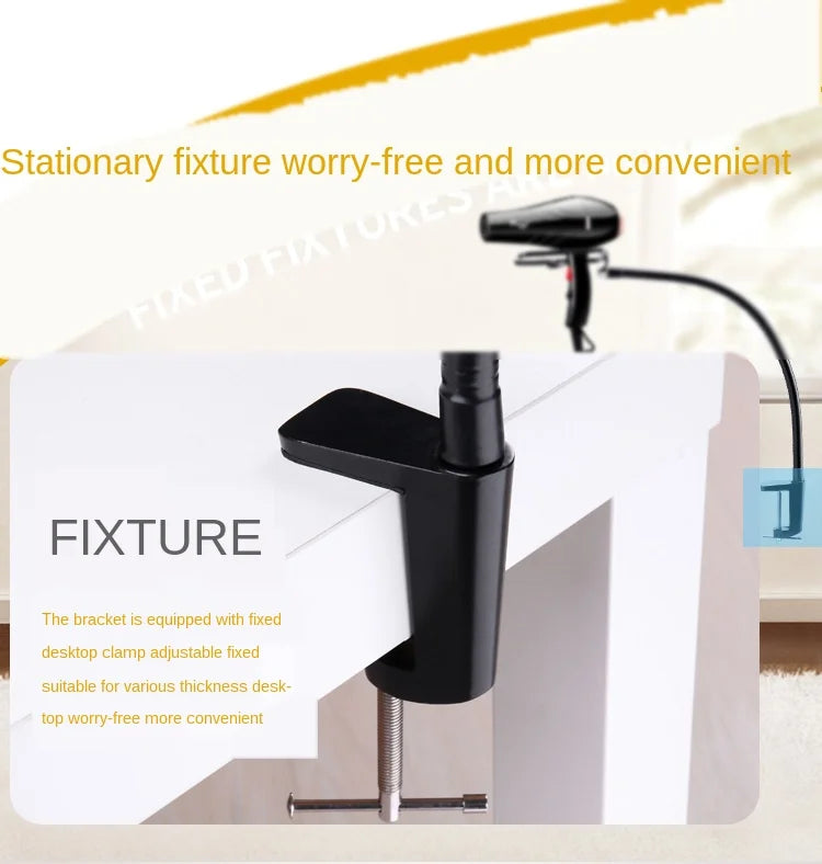 Pet Hair Dryer Stand Fixed Bracket Dog Cat Grooming Support Frame Braces Shelf Accessories Care