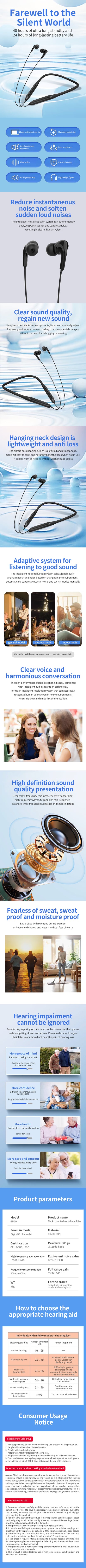 Rechargeable In Ear With Battery Mini Listening Device Sound Amplifier Hearing Aids Deaf Wireless Headset Handset Tool Ears