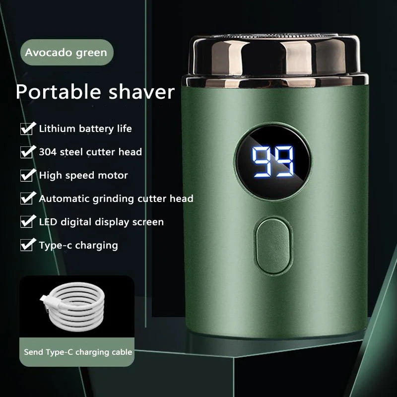 Xiaomi Electric Shaver Mini Led Digital Display Men Rechargeable Type-c Charging Car Portable Shaver  Men Women Home Razor
