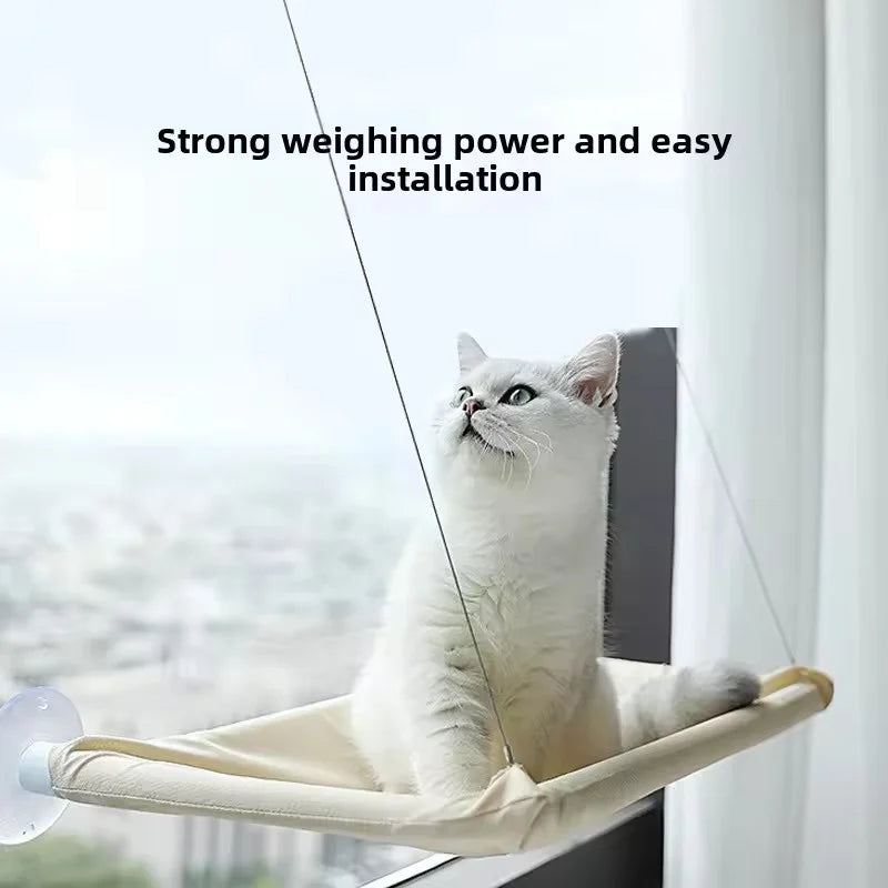 Cat Window Hanging Hammock Bed Suction Cup Space Saving All Seasons Easy Install Pet Bed Cat Climbing Frame Pet Accessories