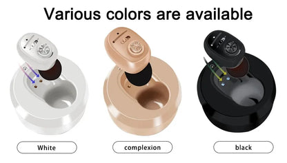 Rechargeable Hearing Aid Digital CIC Hearing Aids High Power Sound Amplifier Invisible Mini Earphone For Deafness audifonos