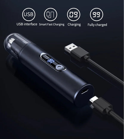 Mini Pocket Nose Hair Trimmer Painless Clipper Nose Ears Hair Eyebrow Waterproof Portable Trimmer For Men Women