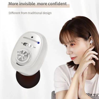 Rechargeable Hearing Aid Digital CIC Hearing Aids High Power Sound Amplifier Invisible Mini Earphone For Deafness audifonos