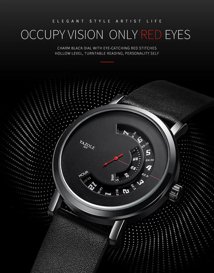 UTHAI CQ57 Men's Quartz Watch, Watch Leather Strap, Sports, Business, Leisure, Waterproof Top Brand, Simple Men's Watch