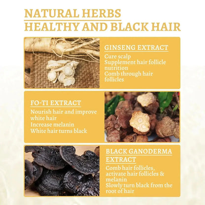 Anti Gray White Hair Serum Liquid White To Black Natural Color Repair Nourish Scalp Products Anti Loss Hairs Care For Men Women