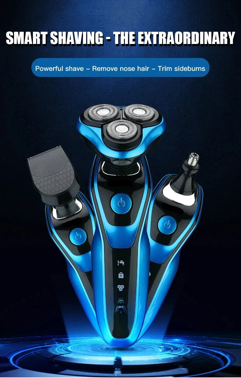 Xiaomi 5320s Electric Shaver 4D For Men Electric Hair Clipper USB Rechargeable Professional Hair Trimmer Hair Cutter Wet Dry