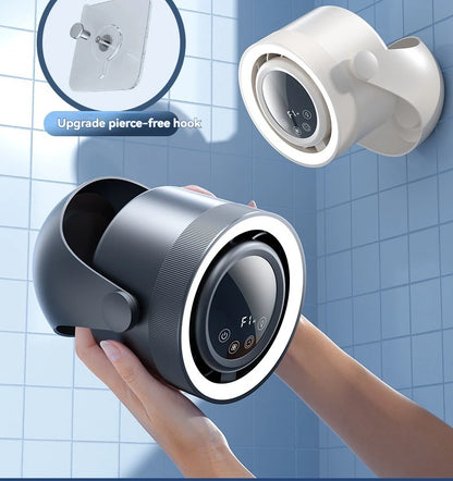 4-speed timed multifunctional circulating fan touch screen remote control bladeless fan, low-noise turbo desktop electric fan