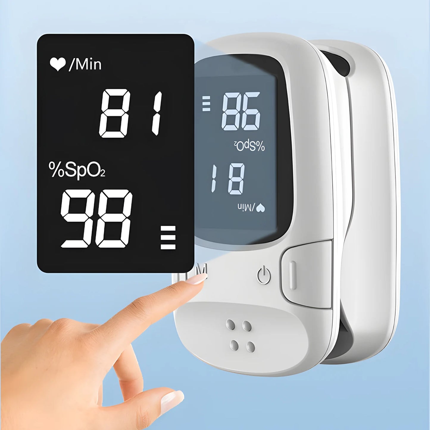 Health Portable Mini Finger Pulse Oximeter Blood Oxygen Saturation SpO2 Oximetro Oxymeter For Home