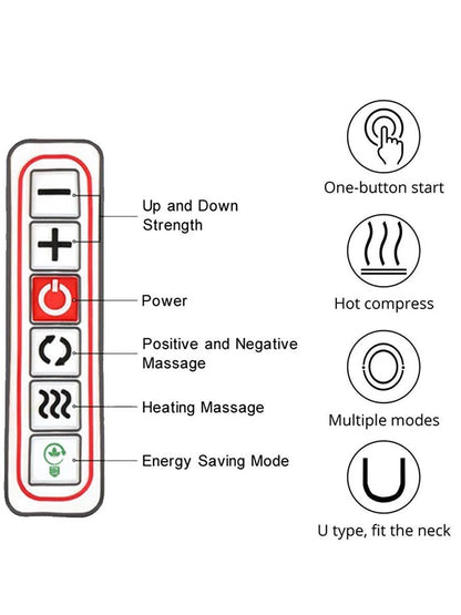 Kneading Shawl Neck Vehicle Home Massager Neck Shoulder Waist Whole Body Kneading And Kneading Massage Shawl Massage Chair Home
