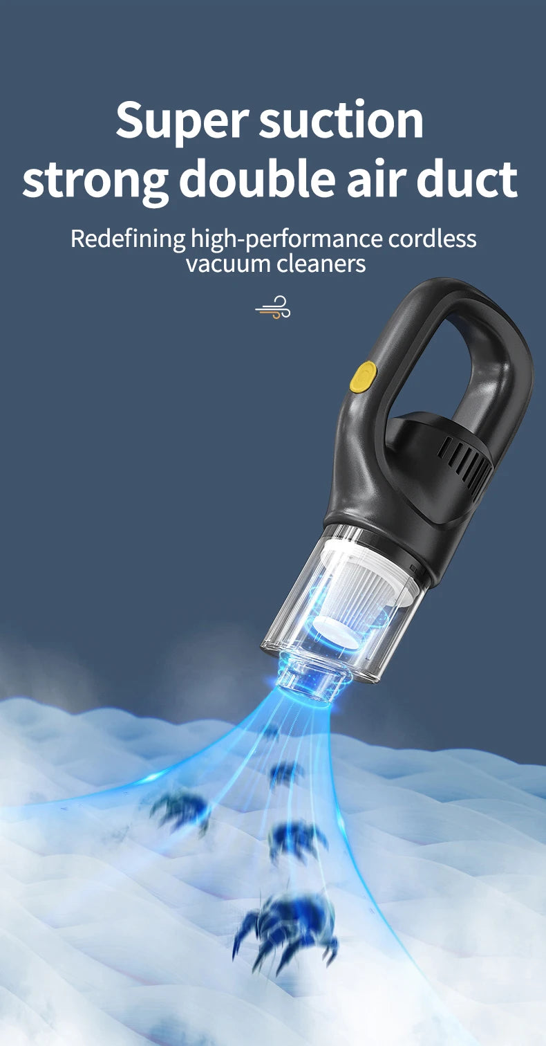Wireless handheld vacuum cleaner vacuum cleaner car household vacuum cleaner portable household cleaning tool vacuum cleaner