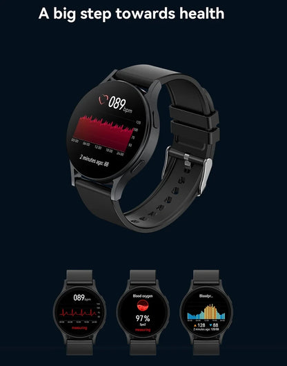KESHUYOU 2025 New Bluetooth Call Smart Watches Pro 1.32” Inch 160*160 Custom Dials Sport Men And Woman Health Monitor Smartwatch