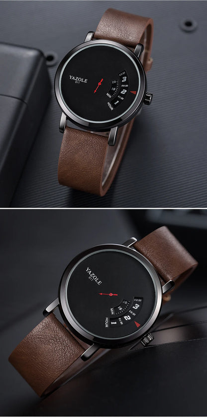 UTHAI CQ57 Men's Quartz Watch, Watch Leather Strap, Sports, Business, Leisure, Waterproof Top Brand, Simple Men's Watch