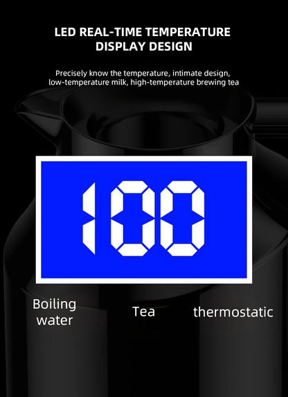 Car Mounted Kettle 12v24v Electric Kettle For Trucks 1500ML Large Capacity Insulated Car Boiling Water Coffee Instant Noodles