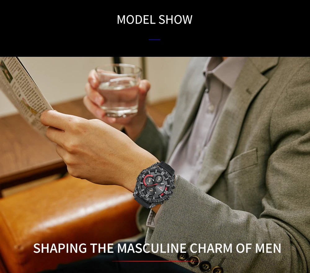 2023 New Famous Brand Luxury Business Sports Fashion Creative Leather Quartz Calendar 3ATM Waterproof Pilot Series Mens Watches