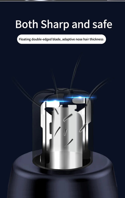 Mini Pocket Nose Hair Trimmer Painless Clipper Nose Ears Hair Eyebrow Waterproof Portable Trimmer For Men Women