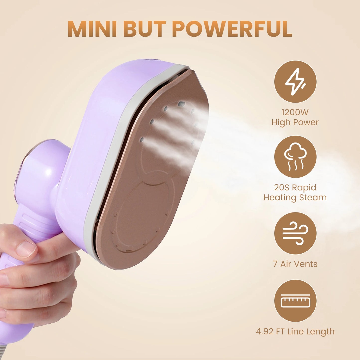 Small Hand Holding Ironing Machine Iron Machine Household Steam Portable Hanging Ironing Machine Steam iron