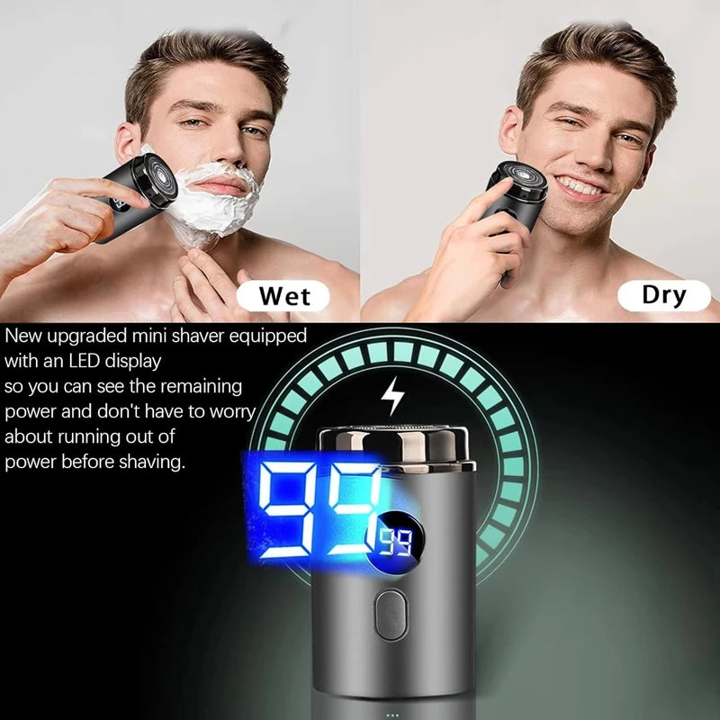 Xiaomi Electric Shaver Mini Led Digital Display Men Rechargeable Type-c Charging Car Portable Shaver  Men Women Home Razor