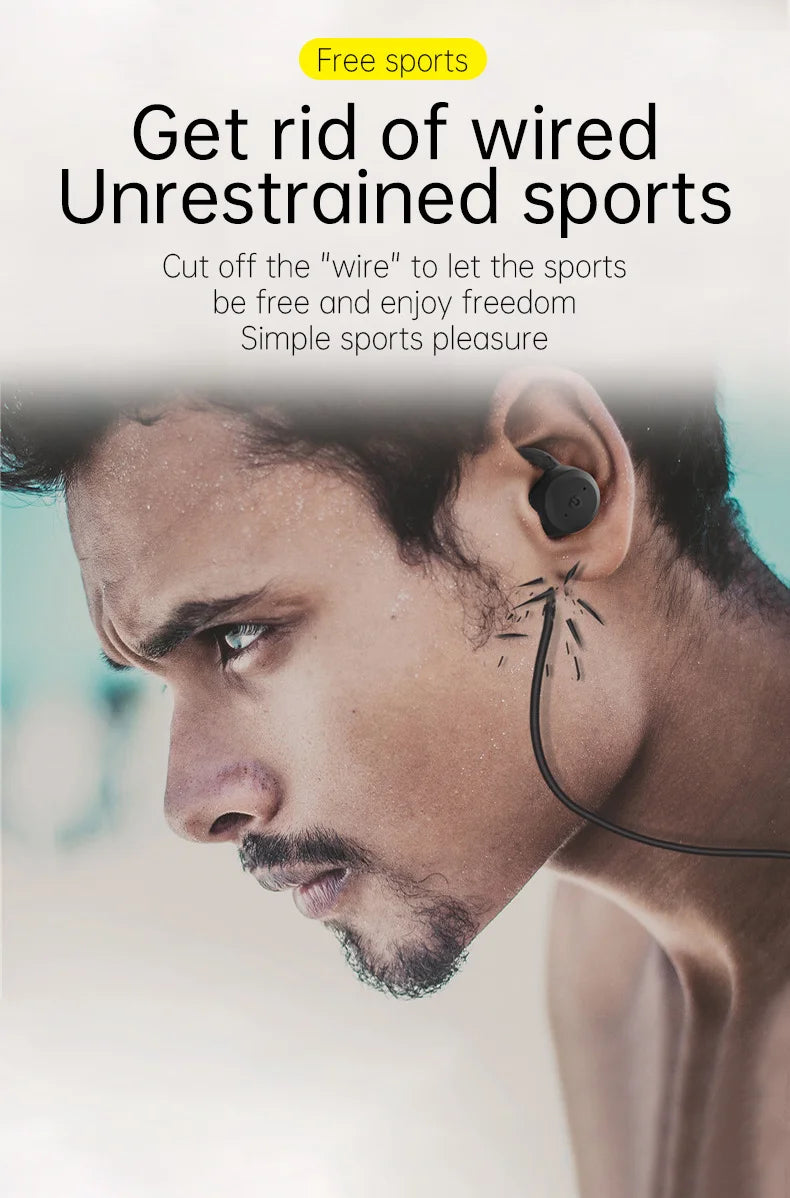 Xiaomi Wireless Bluetooth Headphone 20 Hours Play time Hiking Bluetooth-compatible Earphone Dual Wear Sport Stereo Earbuds