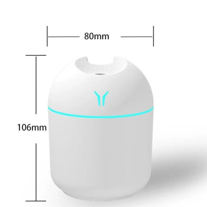 USB Mini Air Humidifier Aroma Essential Oil Diffuser For Home Car Ultrasonic Mute Mist Maker Diffuser with LED Color Lamp