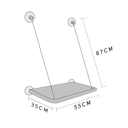 Cat Window Hanging Hammock Bed Suction Cup Space Saving All Seasons Easy Install Pet Bed Cat Climbing Frame Pet Accessories