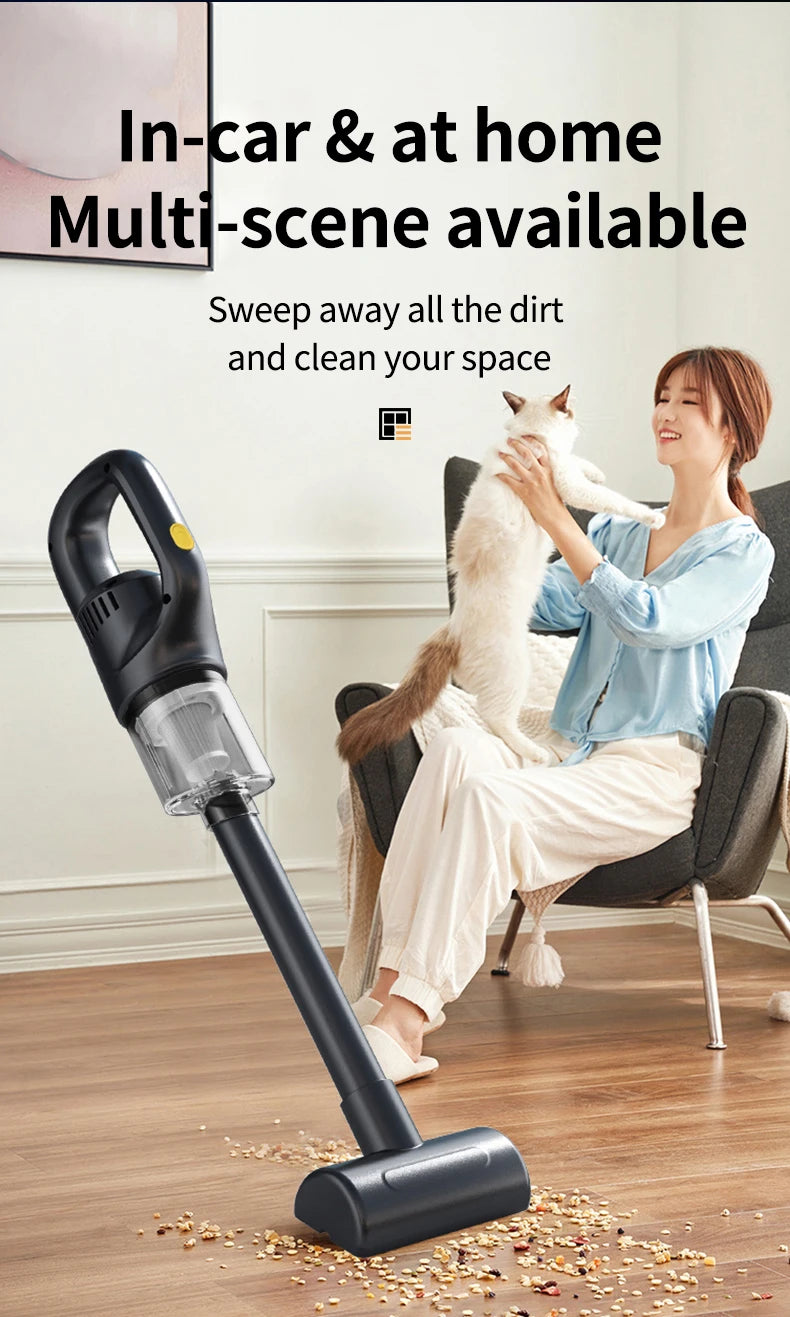 Wireless handheld vacuum cleaner vacuum cleaner car household vacuum cleaner portable household cleaning tool vacuum cleaner