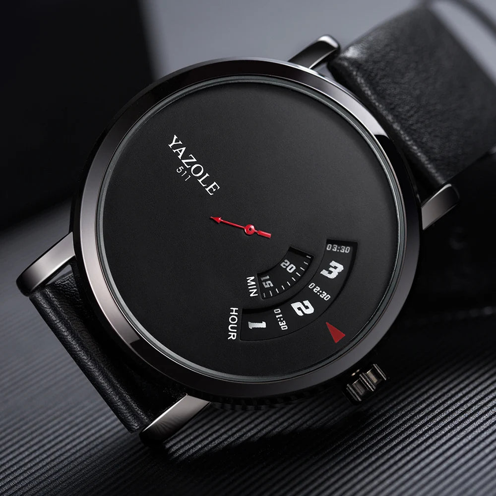 UTHAI CQ57 Men's Quartz Watch, Watch Leather Strap, Sports, Business, Leisure, Waterproof Top Brand, Simple Men's Watch