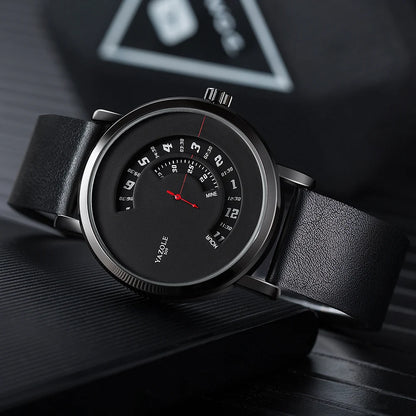 UTHAI CQ57 Men's Quartz Watch, Watch Leather Strap, Sports, Business, Leisure, Waterproof Top Brand, Simple Men's Watch