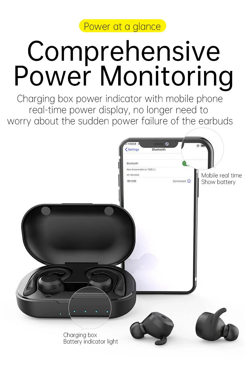 Xiaomi Wireless Bluetooth Headphone 20 Hours Play time Hiking Bluetooth-compatible Earphone Dual Wear Sport Stereo Earbuds