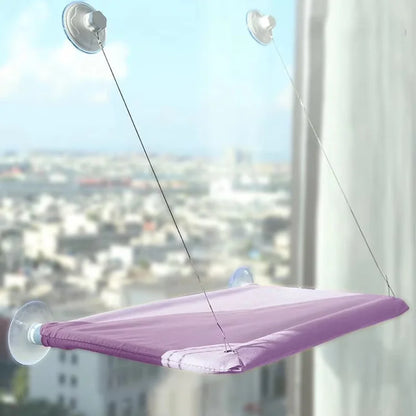 Cat Window Hanging Hammock Bed Suction Cup Space Saving All Seasons Easy Install Pet Bed Cat Climbing Frame Pet Accessories