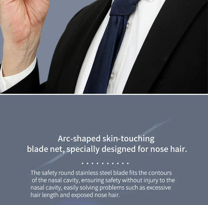Mini Pocket Nose Hair Trimmer Painless Clipper Nose Ears Hair Eyebrow Waterproof Portable Trimmer For Men Women