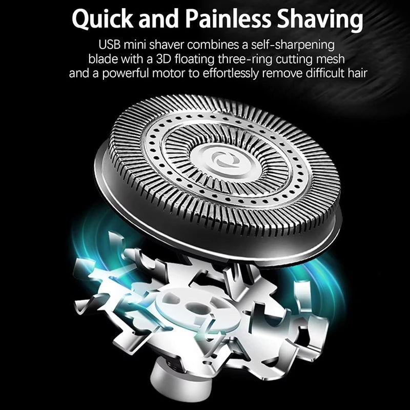 Xiaomi Electric Shaver Mini Led Digital Display Men Rechargeable Type-c Charging Car Portable Shaver  Men Women Home Razor