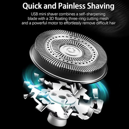 Xiaomi Electric Shaver Mini Led Digital Display Men Rechargeable Type-c Charging Car Portable Shaver  Men Women Home Razor