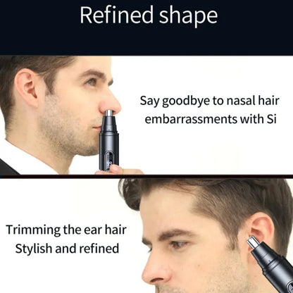 Mini Pocket Nose Hair Trimmer Painless Clipper Nose Ears Hair Eyebrow Waterproof Portable Trimmer For Men Women