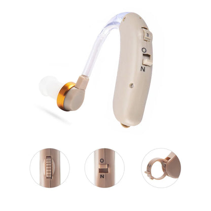 Rechargeable In Ear With Battery Mini Listening Device Sound Amplifier Hearing Aids Deaf Wireless Headset Handset Tool Ears
