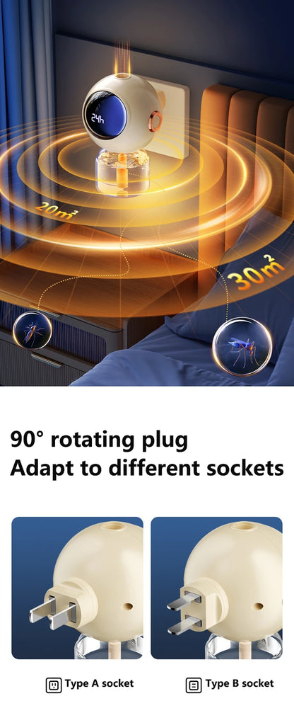 Xiaomi Timed Mosquito Repellent Liquid Mosquito Repellent Odorless Mosquito Repellent Liquid Plug-in Heater Replenishment Liquid