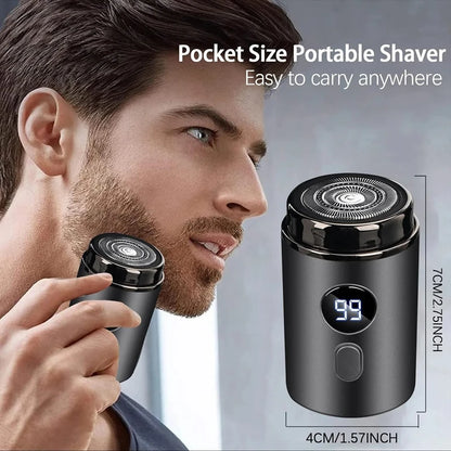 Xiaomi Electric Shaver Mini Led Digital Display Men Rechargeable Type-c Charging Car Portable Shaver  Men Women Home Razor