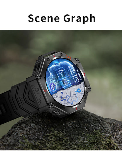 2025 New T-Rex 3 Ultra GPS Smart Watch Men 10ATM IP68 Waterproof Built-in Dual-band GNSS Compass Military Sport Smart Watch