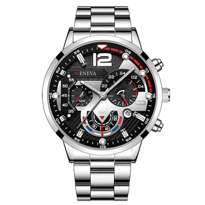 Fashion Mens Watches Luxury Quartz Wristwatch Calendar Luminous Clock Men Business Casual Steel Watch Reloj Hombre Часы Мужские