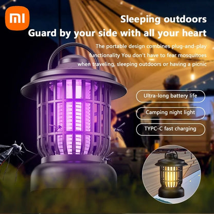 Xiaomi Electric Mosquito Killing Lamp Rechargeable Indoor Outdoor 2-in-1Anti Mosquito Trap Camping Lighting Quite Insect Killer