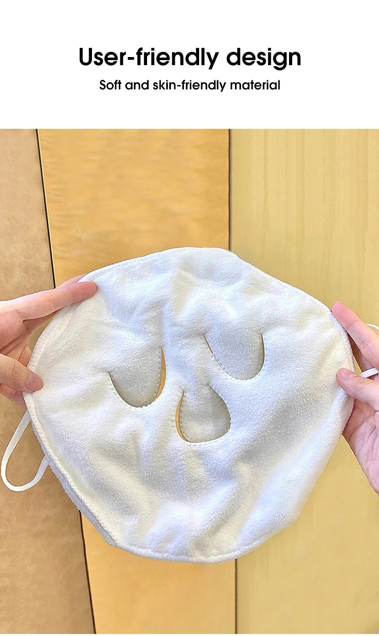 Hot compress towel hanging ear soft skin-friendly steam heating cold hot compress face towel wet compress irrigation face towel