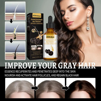 Anti Gray White Hair Serum Liquid White To Black Natural Color Repair Nourish Scalp Products Anti Loss Hairs Care For Men Women